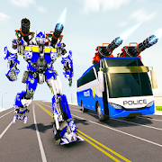 Bus Robot Car War - Robot Game