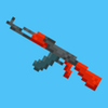 How to draw pixel weapons. Step by step lessons
