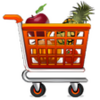 Shopping list ordered by supermarkets