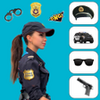 Men Woman Police Suit Editor